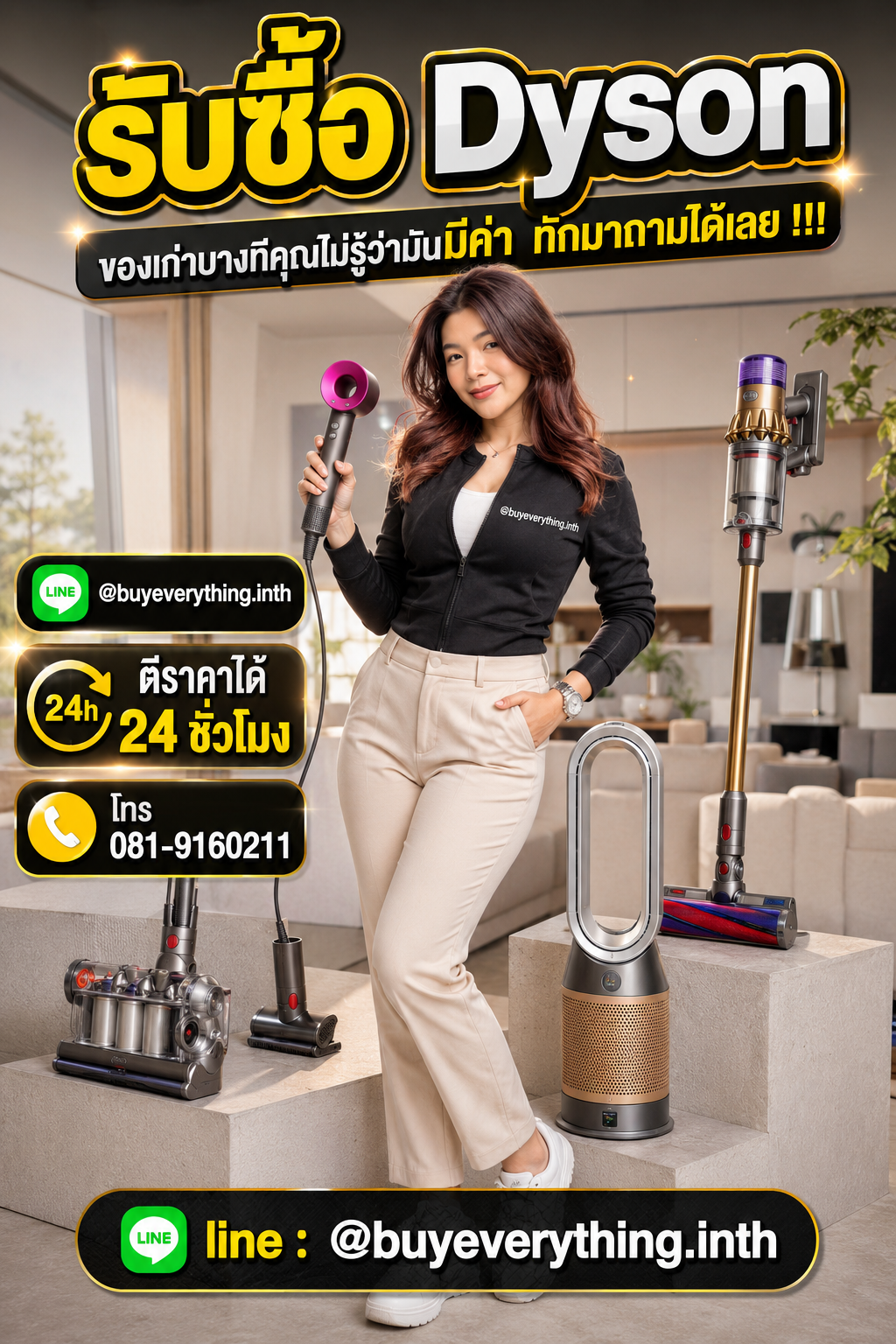 รับซื้อ Dyson เก่า มือสอง เสีย ใช้ไม่ได้