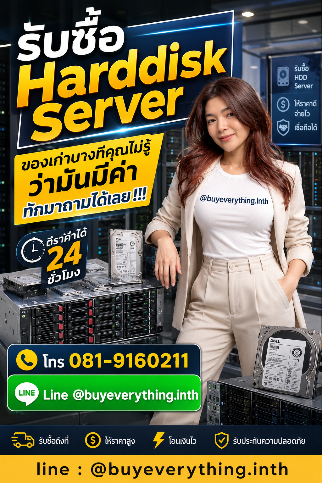 รับซื้อ Harddisk Server เก่า มือสอง เสีย ใช้ไม่ได้