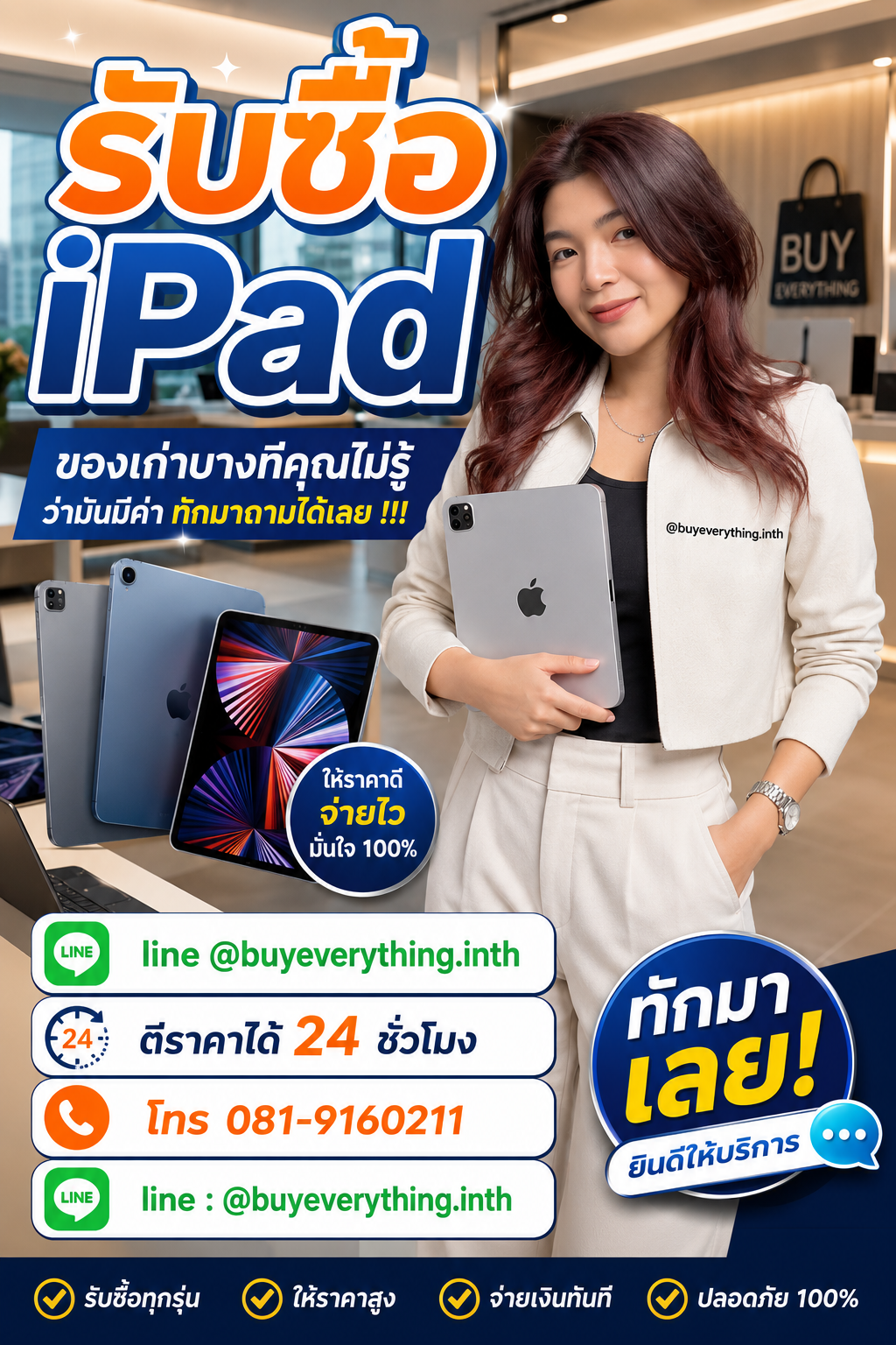 รับซื้อ iPad เก่า มือสอง เสีย ใช้ไม่ได้