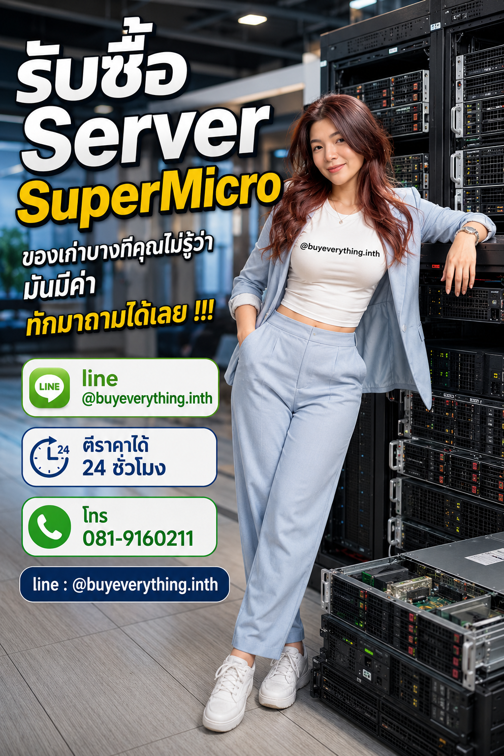 รับซื้อ Server SuperMicro เก่า มือสอง เสีย ใช้ไม่ได้